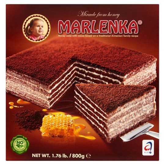 Marlenka mézes kakaós torta 800 g - tesco torta