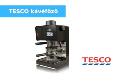 Tesco kávéfőző kínálata