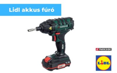 Parkside akkus fúró – akkus csavarozó Lidl