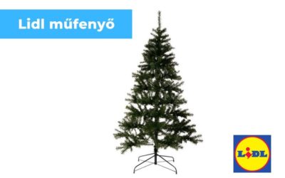 Lidl műfenyő – az idei kínálat