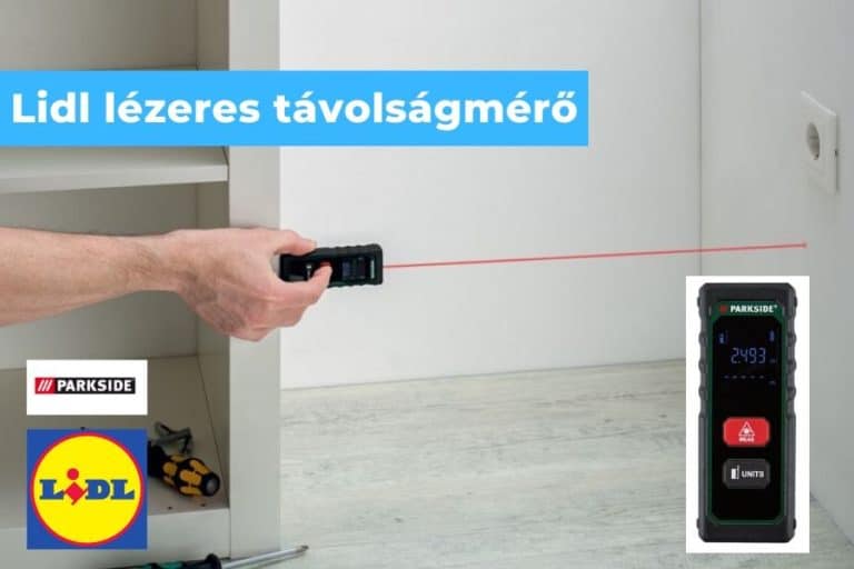 Parkside lézeres távolságmérő a Lidl-től