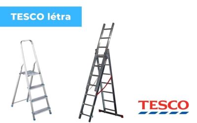 Tesco létra választék – 3-6 fokos aluminium létrák