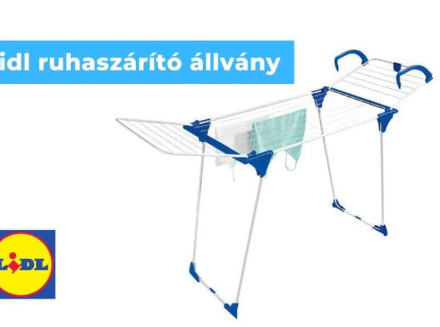 Ruhaszárító állvány lidl – AQUAPUR® 2-in-1 img