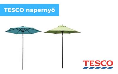 Tesco napernyő akció