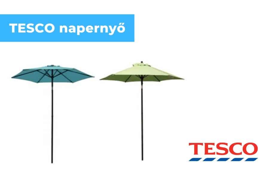 tesco napernyő akció
