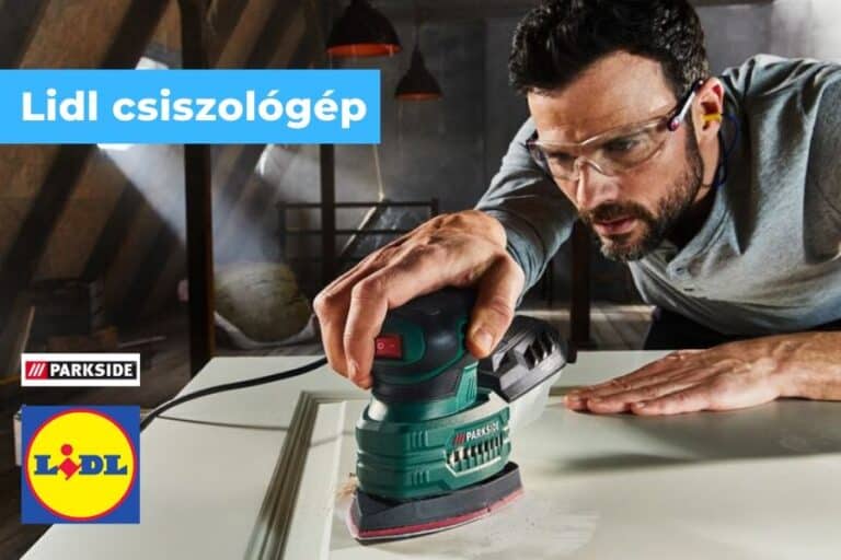 Lidl csiszológép, excentercsiszoló – Parkside