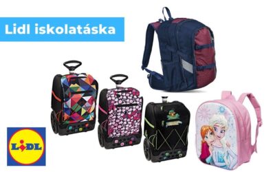 Lidl iskolatáska – hátizsák és gurulós iskolatáskák