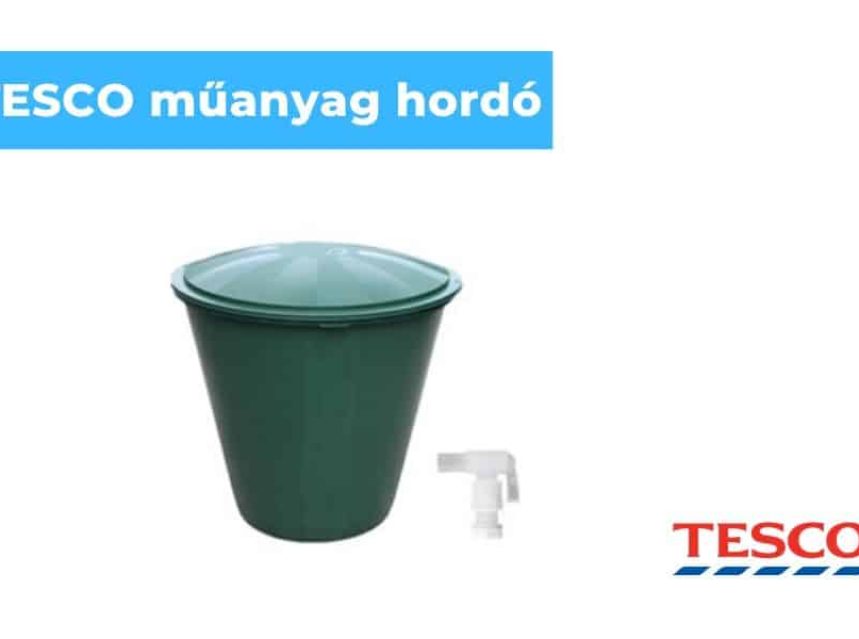 Tesco műanyag hordó, esővíztároló img
