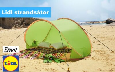 Lidl strandsátor választéka – Crivit