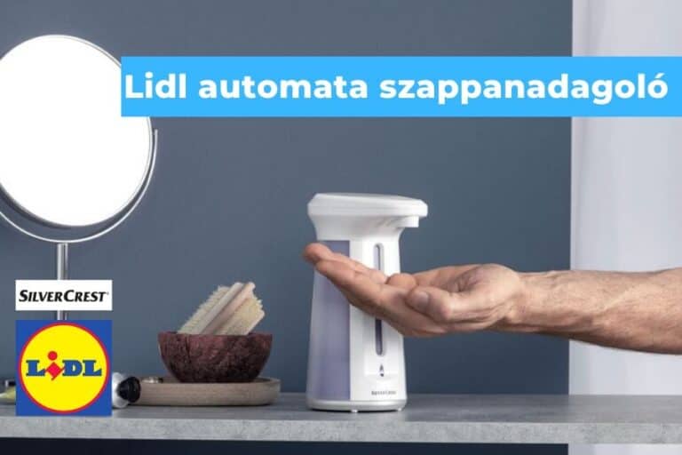 Silvercrest automata szappanadagoló Lidl