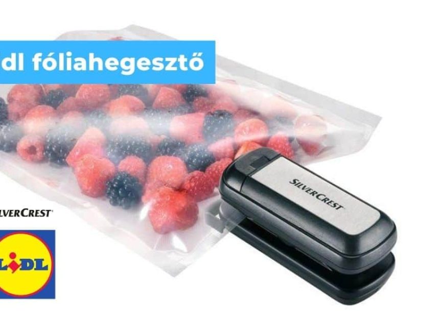 Silvercrest vákuumfóliázó gép Lidl img