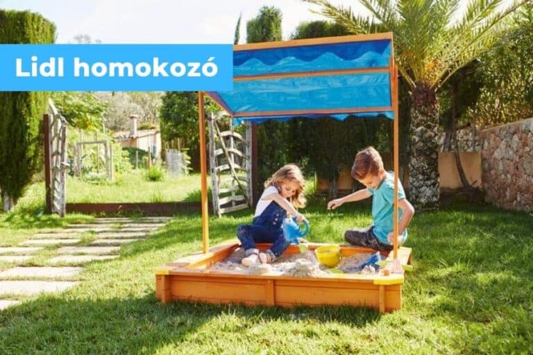 lidl homokozó