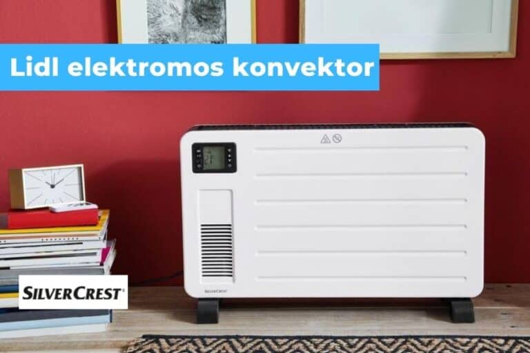 Silvercrest elektromos konvektor a Lidl-től