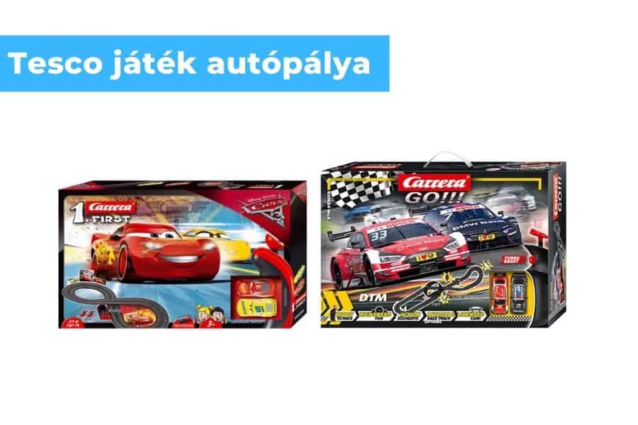 játék autópálya tesco