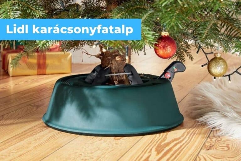 Karácsonyfatalp Lidl