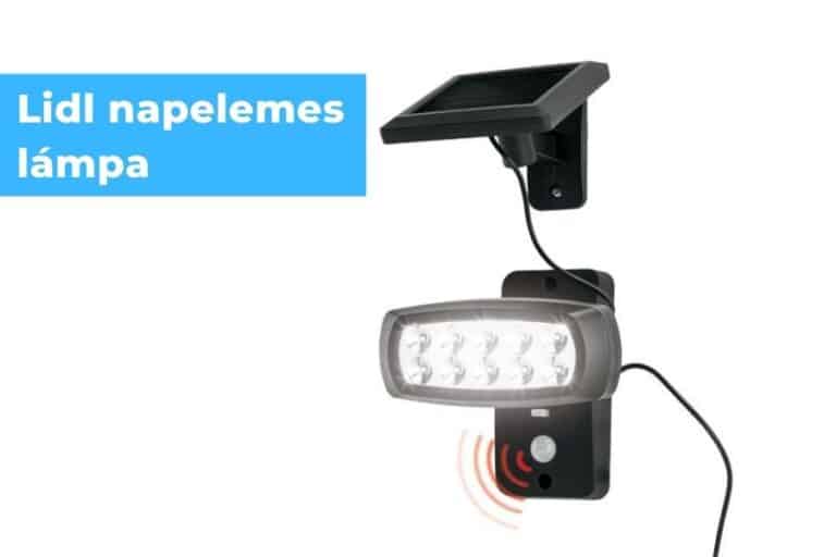 Lidl napelemes lámpa – Livarno Lux