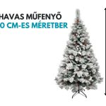 havas műfenyő 180 cm méretben