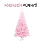rózsaszín karácsonyfa