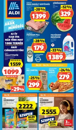 ALDI Akciós Újság 2026.06.18–06.24: 25. hét legjobb ajánlatai