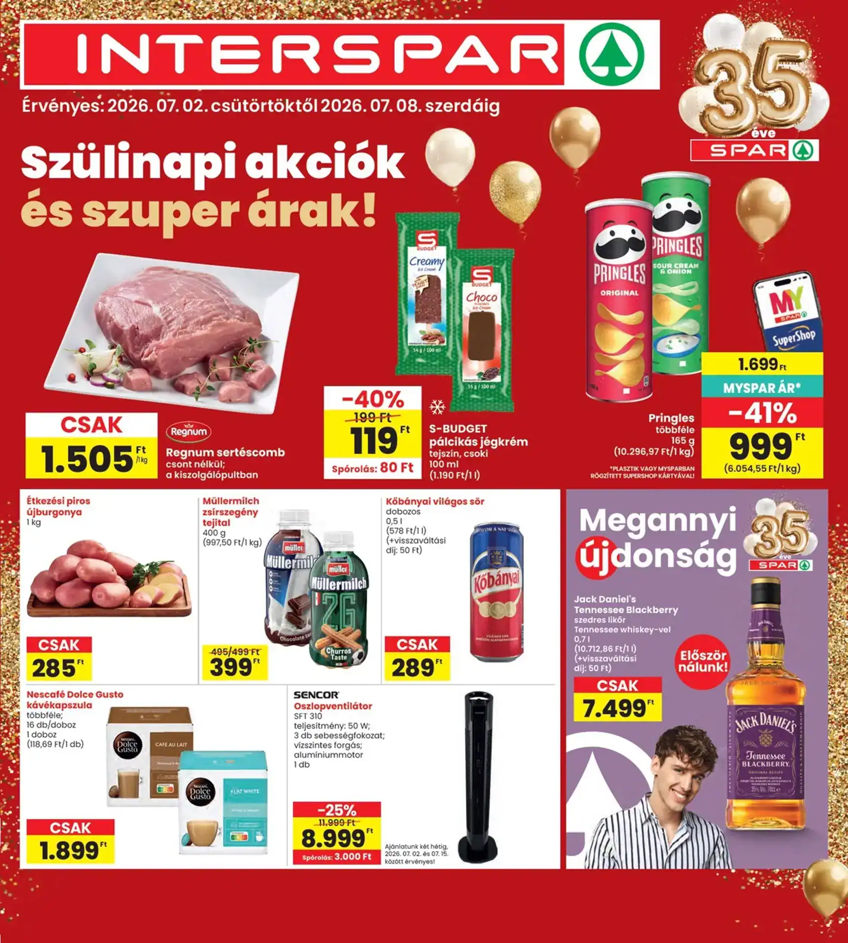 Interspar akciós újság 2026.07.02–07.08 27. hét