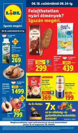 Lidl Akciós Újság 2026. 06.18–06.24. 25. hét