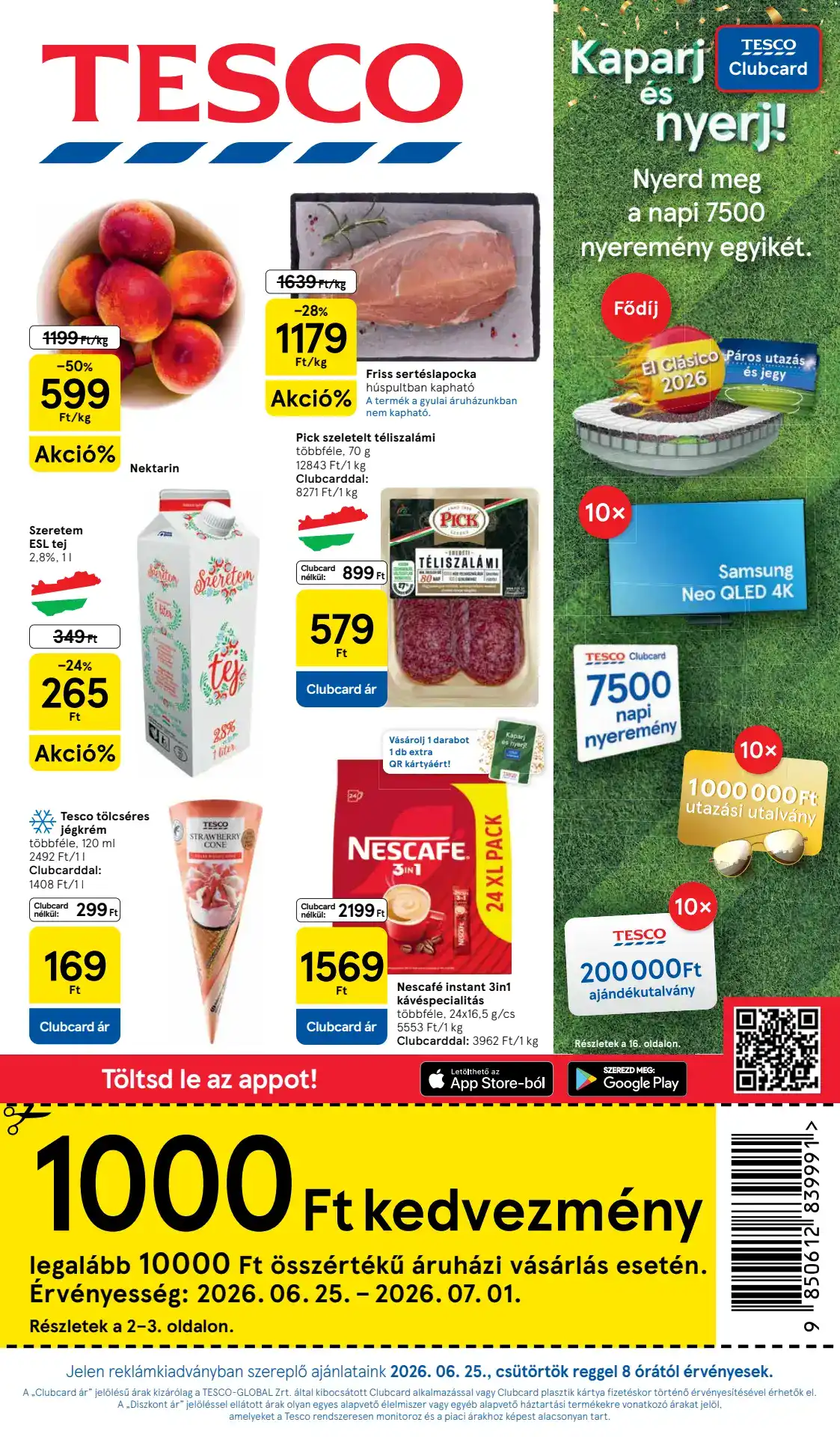 Tesco Akciós Újság 2026.06.25–07.01