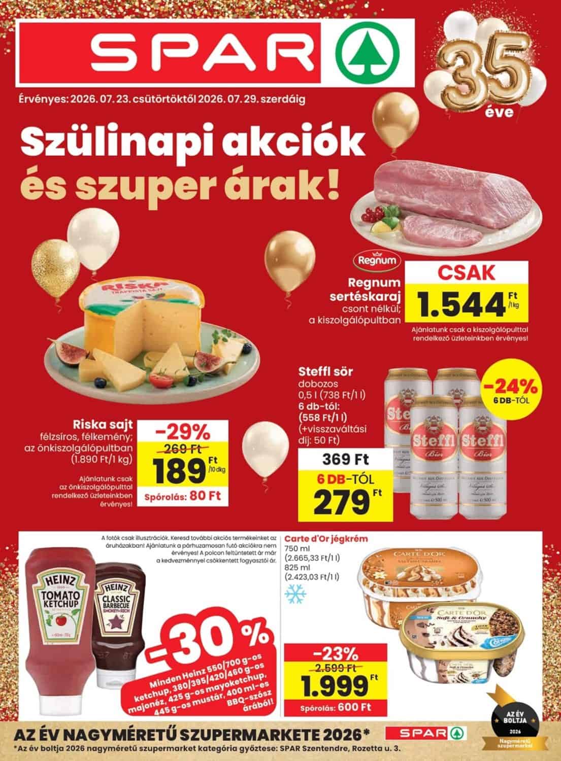 Spar Akciós Újság (07.23-07.29)