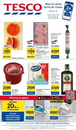 Tesco akciós újság 2026. 07.09-07.15 29. hét