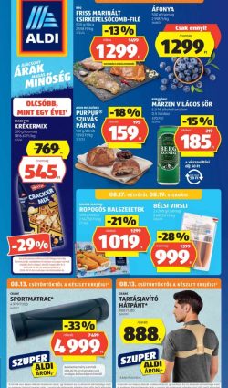 Aldi akciós újság 2026. 08.13-08.19 – 33. hét