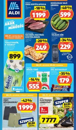 Aldi akciós újság 2026. 08.27-09.02 – 35. hét
