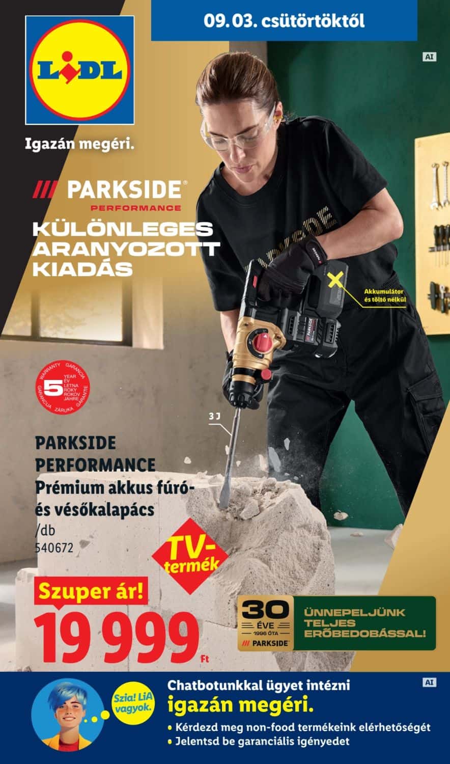 Lidl Nonfood akciós újság 2026. 09.03