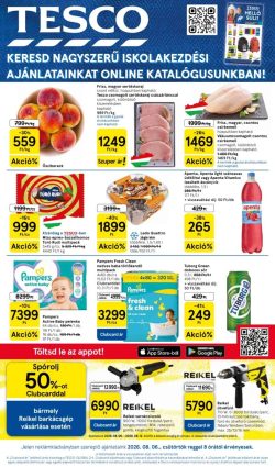 Tesco Akciós Újság 2026.08.06 – 2026.08.12 – 32. hét