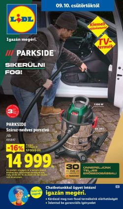 Lidl Nonfood akciós újság 2026. 09.10- 2026.09.16 – 37. hét