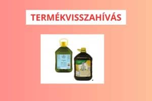 OLITALIA törköly olívaolaj visszahívás – termékfotó és tételazonosító
