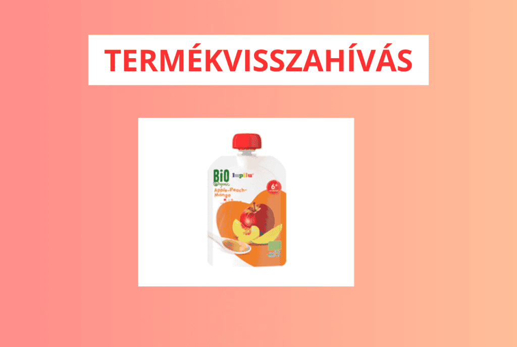 Lupilu bio gyümölcspüré visszahívás – Lidl termékfotó és csomagolás