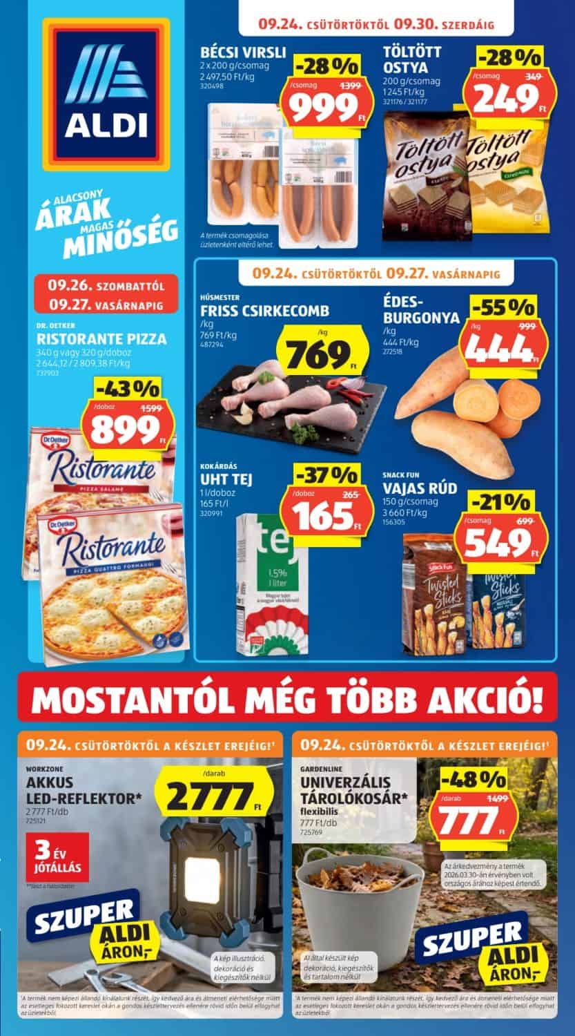 Aldi Akciós Újság (09.24–09.30)