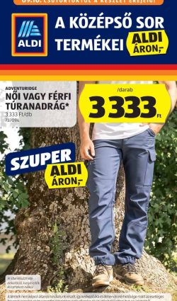 Aldi középső sor termékei akciós újság 2026. 09.10-től