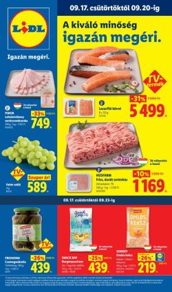 Lidl akciós újság 2026.09.17–09.23. – 38. hét