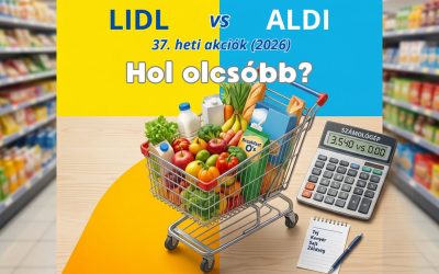 Heti Árösszehasonlító (37. hét): Lidl vs. Aldi Akciók (2026. szeptember 10–16.)
