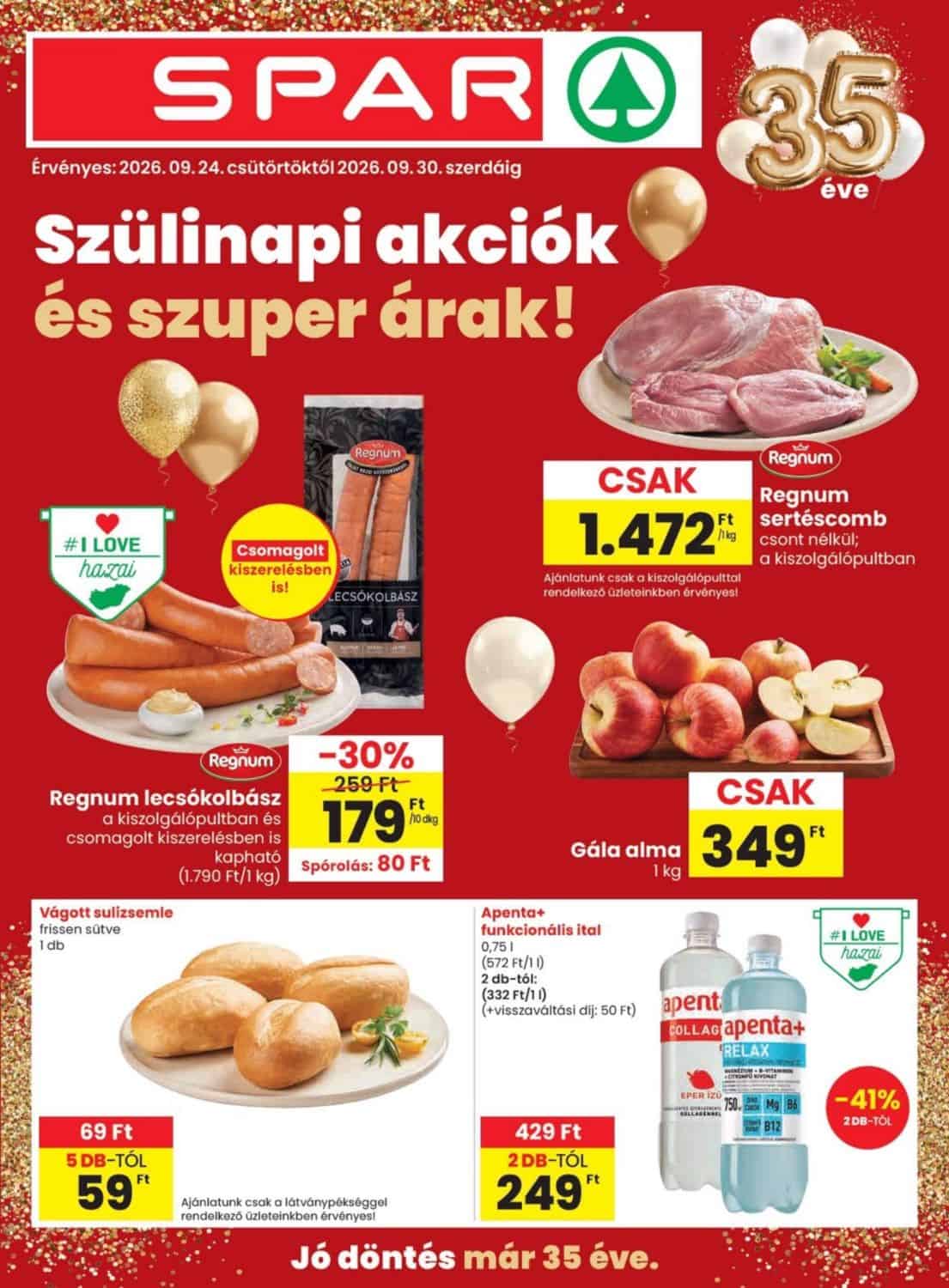 Spar Akciós Újság (09.24–09.30)