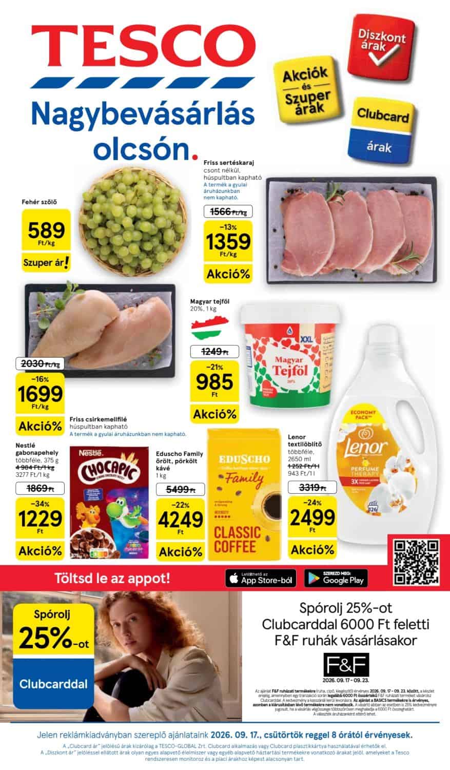 Tesco Akciós Újság (09.17–09.23)
