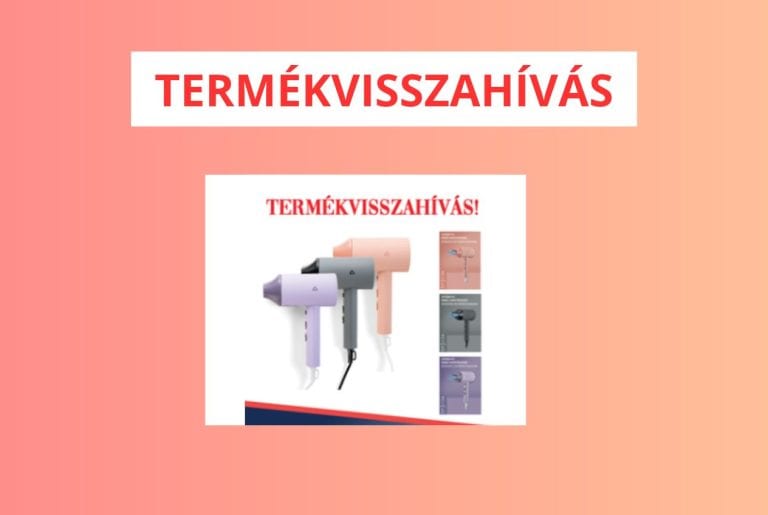 Ambiano hajszárító visszahívás – ALDI termékfotó és csomagolás