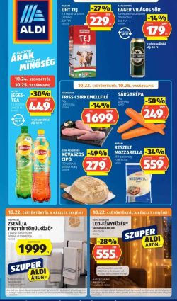 Aldi akciós újság szórólap 2026. 10.22–10.28. 43. hét