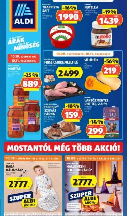 Aldi akciós újság 2026. .10.08-10.14. 41. hét