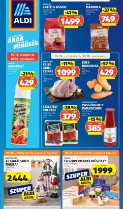 Aldi akciós újság 2026. 10.15-10.21. 42. hét