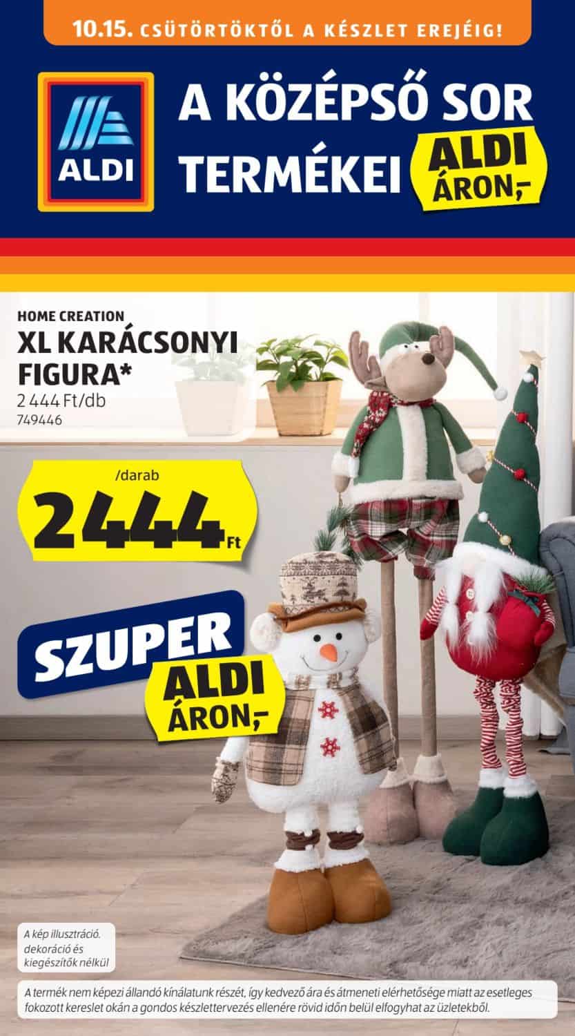 Aldi középső sor akciós újság 2026. 10.15