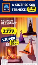 Aldi középső sor termékei akciós újság 2026. 10.08-től