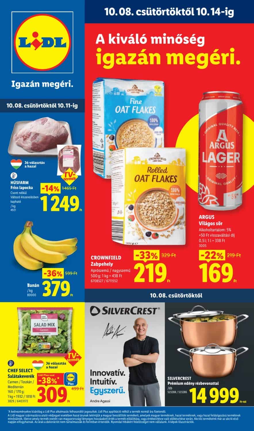 Lidl akciós újság 2026. 10.08-10.14