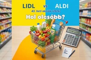 Heti Árösszehasonlító (43. hét): Lidl vs. Aldi Akciók (2026.10.22 - 10.28)